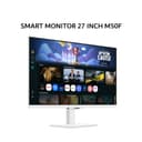SAMSUNG SMART MONITOR 27 INCH M50F FHD IPS 1080P 5MS 60HZ HDR10 SMART TV APPS SPEAKER TIZEN OS WIFI BLACK 1Y PART + 3Y SERVICE - Image 1