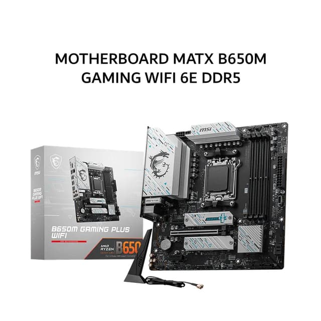 MSI MOTHERBOARD MATX B650M GAMING WIFI 6E DDR5 AM5 /AMD 3Y