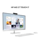 HP AIO 27 TOUCH I7 1355 16GB 1TB W11+OHS 27.0FHD IPS WHT -CR0034D - Image 1