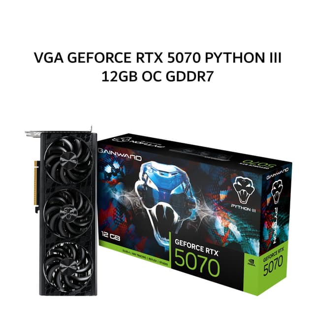 GAINWARD VGA GEFORCE RTX 5070 PYTHON III 12GB OC GDDR7 3Y
