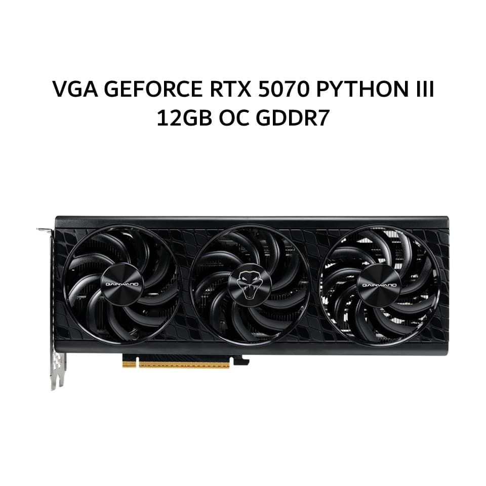GAINWARD VGA GEFORCE RTX 5070 PYTHON III 12GB OC GDDR7 3Y