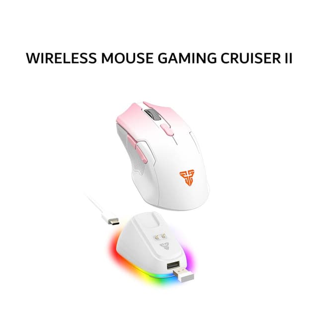 FANTECH WIRELESS MOUSE GAMING CRUISER II WG11V2RD - PINK