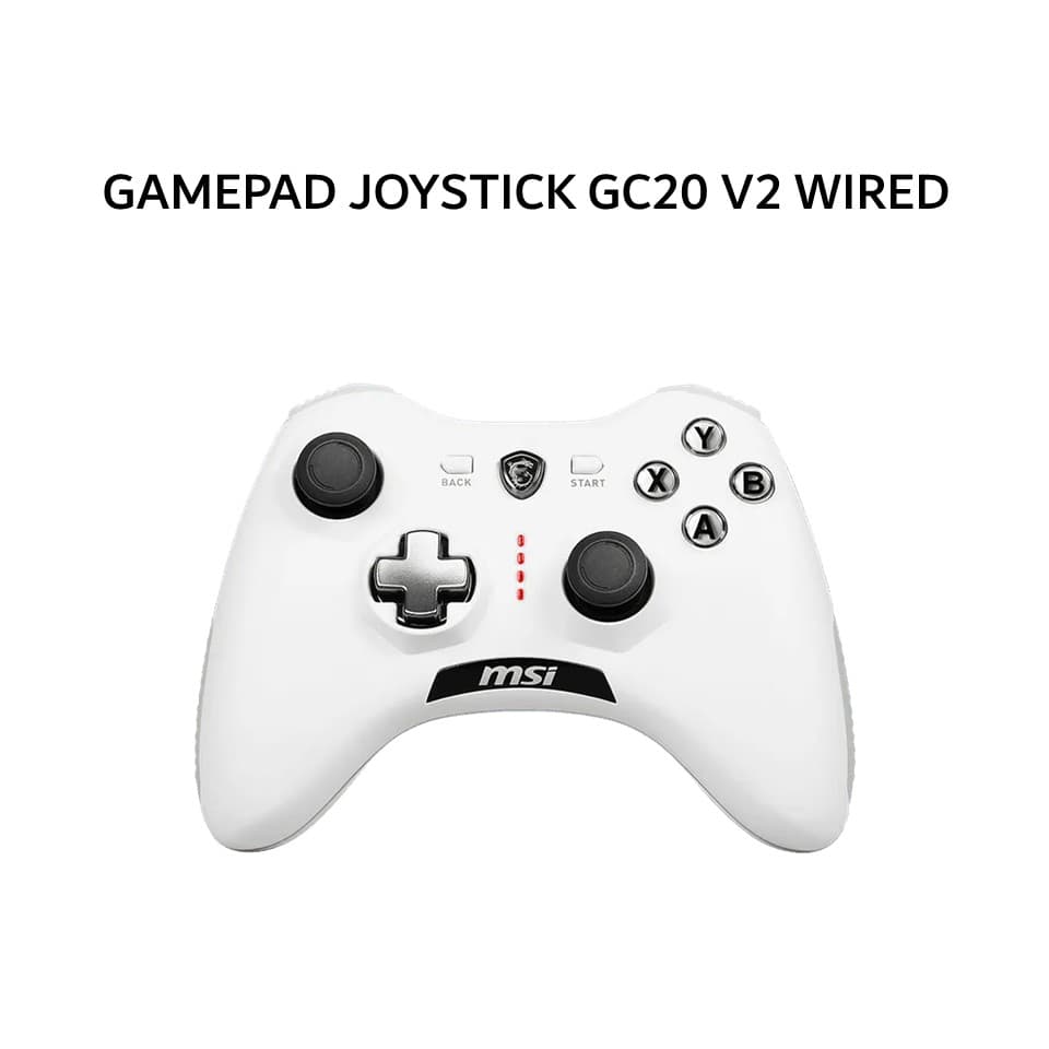 MSI GAMEPAD JOYSTICK GC20 V2 WIRED WHITE