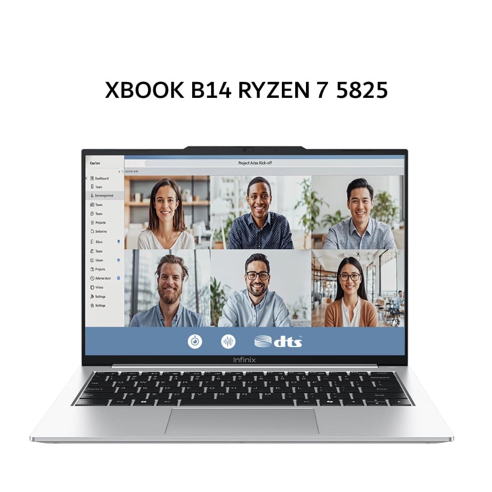 INFINIX XBOOK B14 RYZEN 7 5825 8GB 512GB W11 14.0WUXGA IPS 2Y SLV