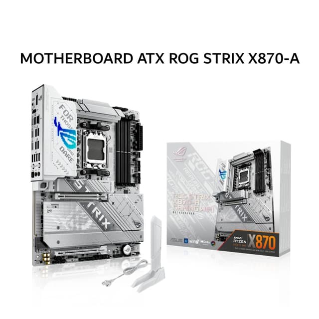 ASUS MOTHERBOARD ATX ROG STRIX X870-A GAMING WIFI DDR5 AM5 /AMD WHITE 3Y