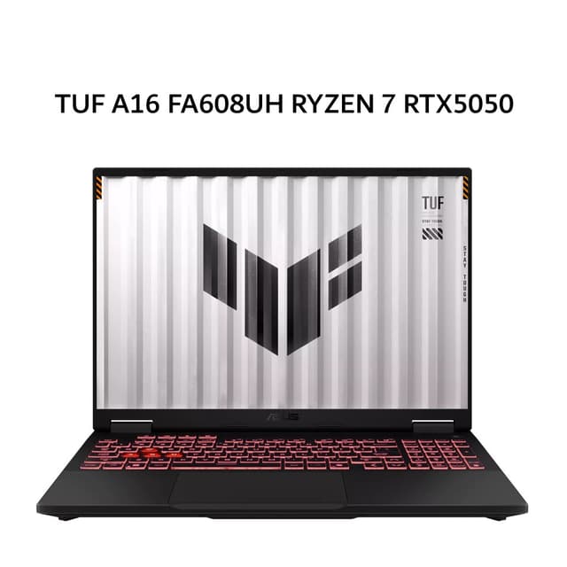 ASUS TUF A16 FA608UH RYZEN 7 260 RTX5050 8GB/ 16GB 512GB W11+OHS+M365B 16.0 WUXGA BLK -R7N55J6G-HM