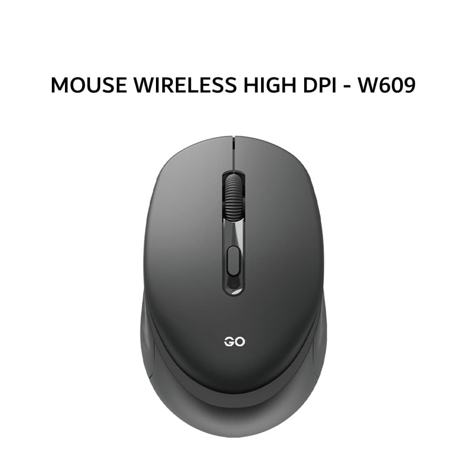 FANTECH GO - MOUSE WIRELESS HIGH DPI - W609 - BLACK