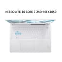 ACER NITRO LITE 16 CORE 7 240H RTX3050 6GB/ 16GB 512GB W11+OHS+M365B 16.0WUXGA 180HZ 100SRGB BLIT 2Y+ADP BLK -71G.76RN - Image 2