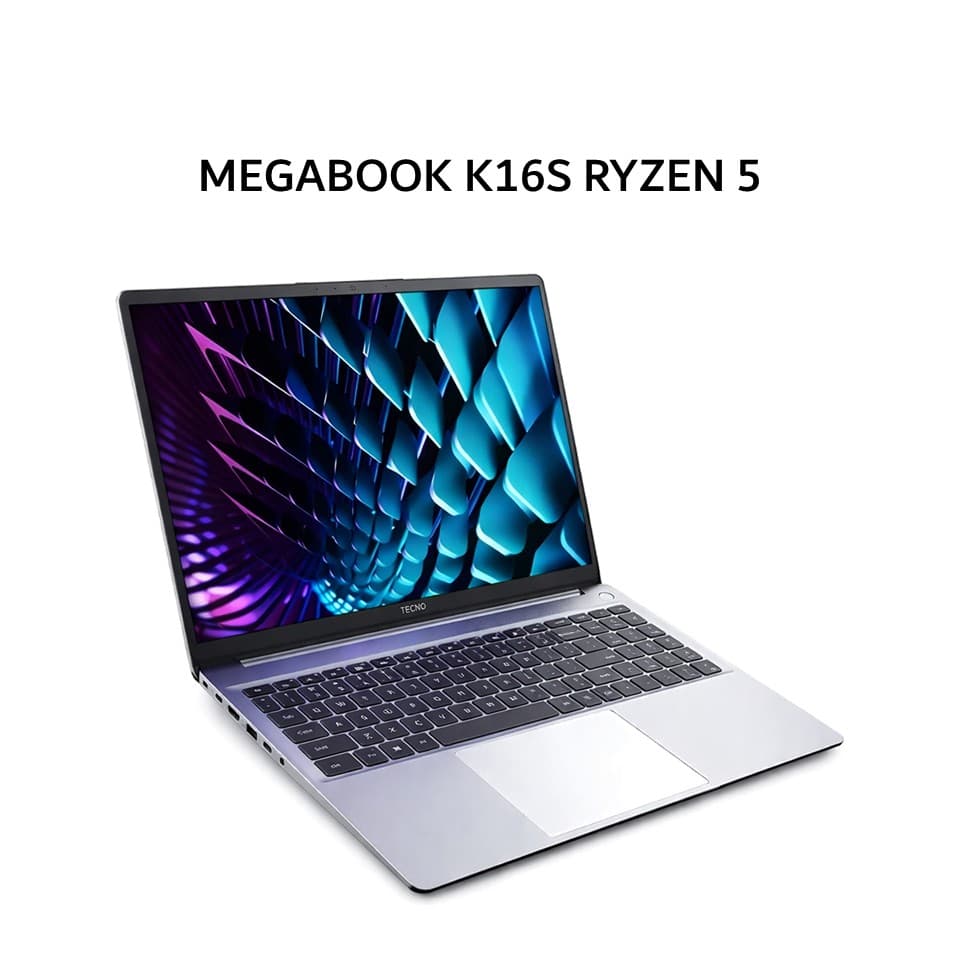 TECNO MEGABOOK K16S RYZEN 5 7430 8GB 512GB W11 16.0WUXGA IPS 2Y SLV