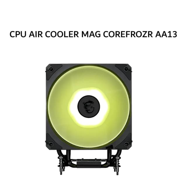MSI CPU AIR COOLER MAG COREFROZR AA13 (1X 120MM ARGB FAN + 4 HEATPIPES) BLACK 2Y