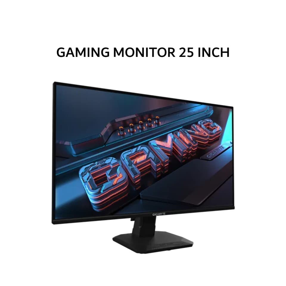 GIGABYTE GAMING MONITOR 25 INCH SS IPS FHD 1080P 1MS 240HZ GS25F2A HDR10 TILT 3Y