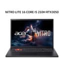 ACER NITRO LITE 16 CORE I5 210H RTX3050 6GB/ 16GB 512GB W11+OHS 16.0WUXGA 180HZ 100SRGB BLIT 2Y+ADP BLK -71G.5613 - Variant 1