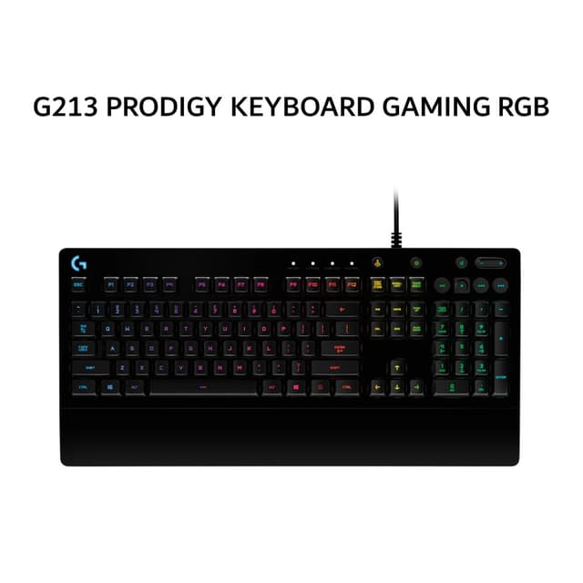 LOGITECH G213 PRODIGY KEYBOARD GAMING RGB LIGHTING