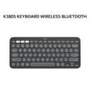 LOGITECH K380S KEYBOARD WIRELESS BLUETOOTH MULTI-DEVICE - BLACK - Variant 1