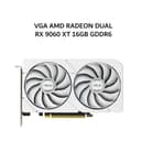 ASUS VGA AMD RADEON DUAL RX 9060 XT 16GB GDDR6 WHITE 3Y - Image 1