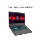 MSI THIN 15 I5 13420H RTX3050 4GB/ 8GB 512GB W11 15.6FHD 144HZ BLIT 2Y GRY -B13UC.3449 - Image 1