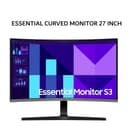 SAMSUNG MONITOR CURVED 27 INCH ESSENTIAL S3 S39GD IPS FHD 1080P 5MS 100HZ 1Y PART + 3Y SERVICE - Variant 1