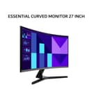 SAMSUNG MONITOR CURVED 27 INCH ESSENTIAL S3 S39GD IPS FHD 1080P 5MS 100HZ 1Y PART + 3Y SERVICE - Image 1