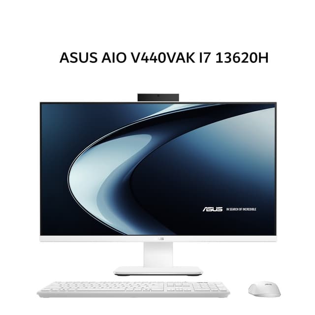 ASUS AIO V440VAK I7 13620H 16GB 1TB W11+OHS 23.8FHD 2Y WHT -I7U7W5W-HM