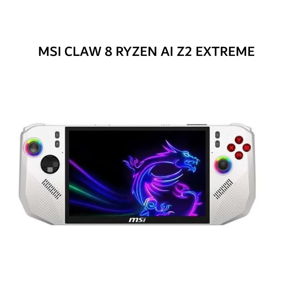 MSI CLAW 8 RYZEN AI Z2 EXTREME 24GB 1TB W11 8.0FHD+ 120HZ 100SRGB 2Y POLAR TEMPEST -BZ2EM.001