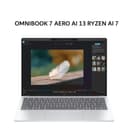 HP OMNIBOOK 7 AERO AI 13 RYZEN AI 7 350 16GB 512GB W11+OHS+M365B 13.3WQXGA IPS 2Y+ADP SLV -BG1777AU - Variant 1