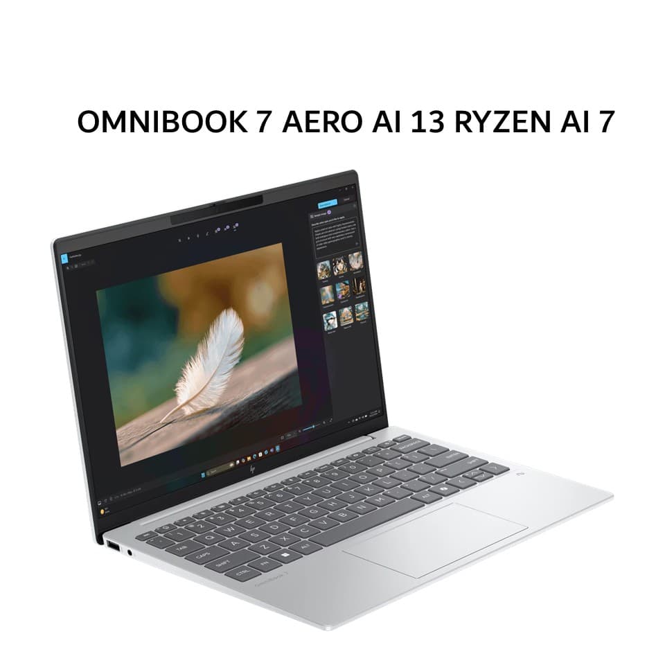 HP OMNIBOOK 7 AERO AI 13 RYZEN AI 7 350 16GB 512GB W11+OHS+M365B 13.3WQXGA IPS 2Y+ADP SLV -BG1777AU
