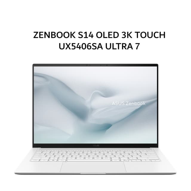 ASUS ZENBOOK S14 OLED 3K TOUCH UX5406SA ULTRA 7 258V 32GB 1TB W11+OHS+M365B 14.0 3K 120HZ SLV -OLEDS7312TM