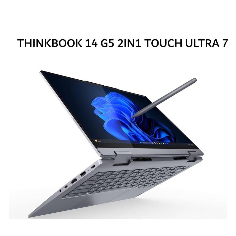 LENOVO THINKBOOK 14 G5 2IN1 TOUCH ULTRA 7 255U 32GB 1TB W11+OHS 14.0WUXGA IPS 2/2/2 GRY -2WID