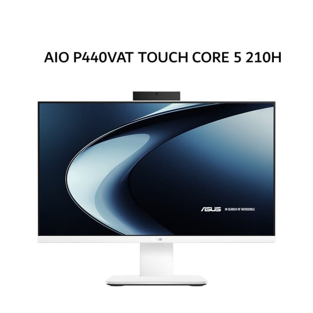 ASUS AIO P440VAT TOUCH CORE 5 210H 16GB 512GB W11+OHS+M365 23.8FHD 2Y ONSITE WHT -W5152WS