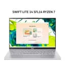 ACER SWIFT LITE 14 SFL14 RYZEN 7 260 16GB 512GB W11+OHS+M365B 14.0WUXGA IPS SLV -41M.R0GS - Variant 1