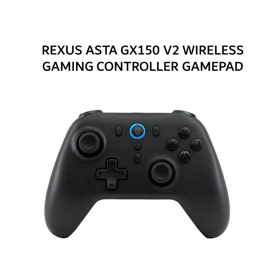 REXUS ASTA GX150 V2 / GEN 2 MULTI PLATFORM WIRELESS GAMING CONTROLLER GAMEPAD - BLACK