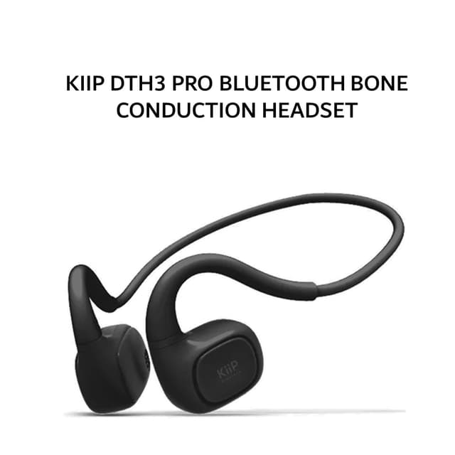 KIIP DTH3 PRO BLUETOOTH BONE CONDUCTION HEADSET OWS - BLACK