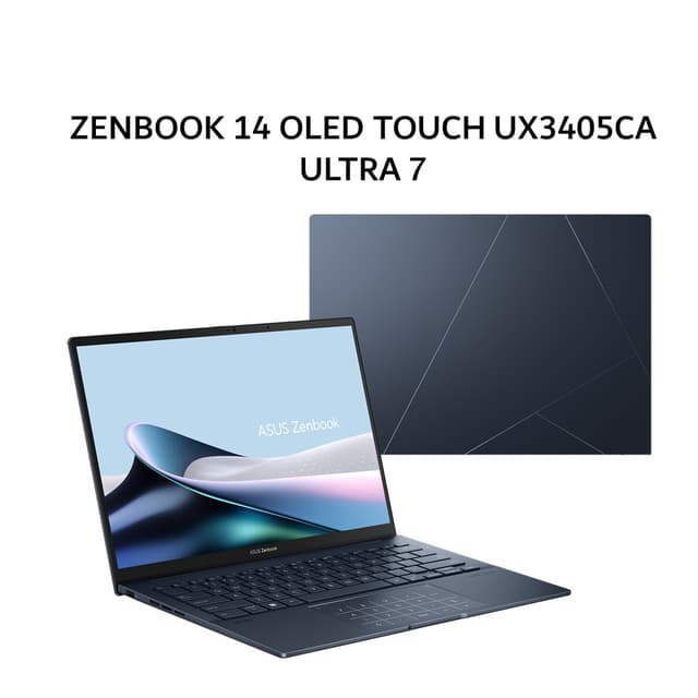 ASUS ZENBOOK 14 OLED TOUCH UX3405CA ULTRA 7 255H 32GB 1TB W11+OHS+M365B 14.0WUXGA BLU -OLED7313TM