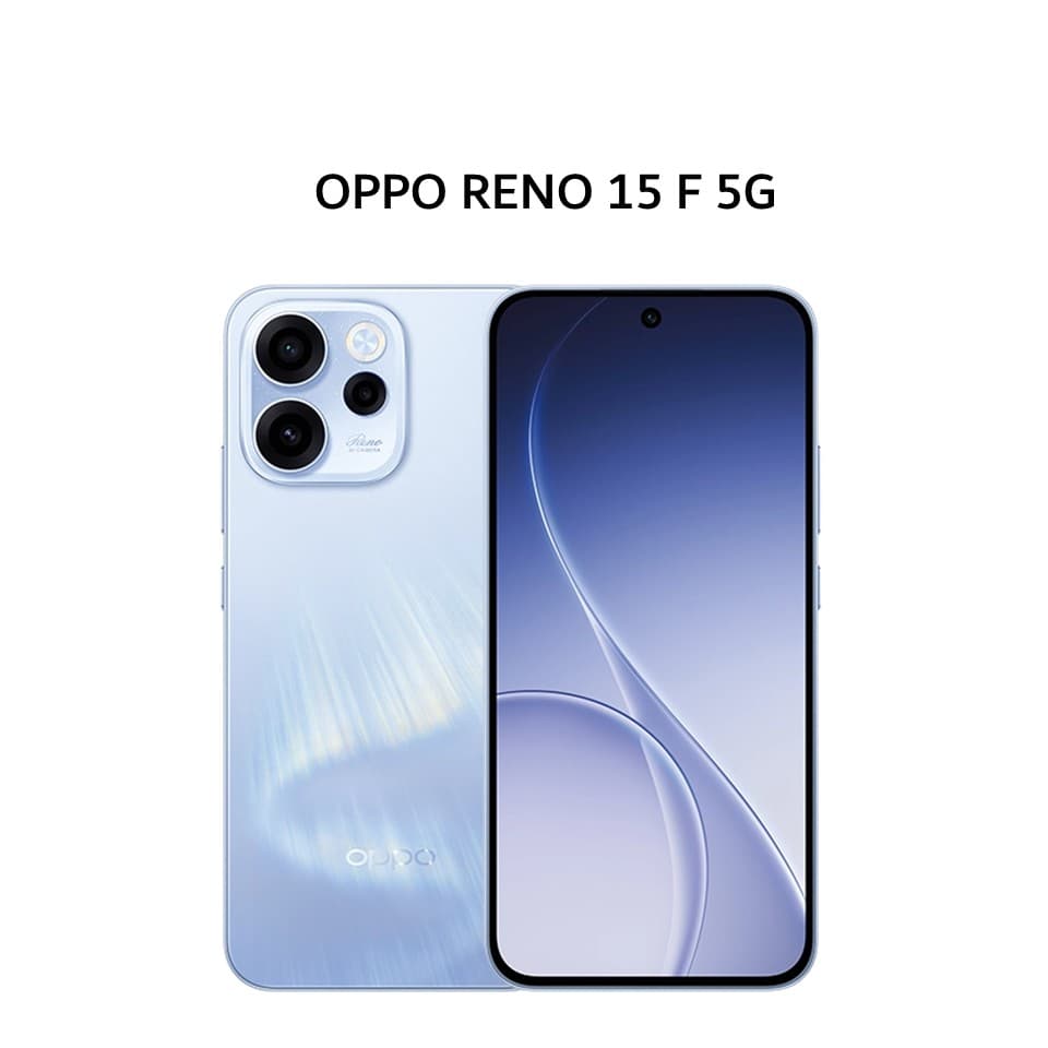 OPPO RENO 15 F 5G 8GB 256GB AURORA BLUE (BOXCHA+CAS+SCR)