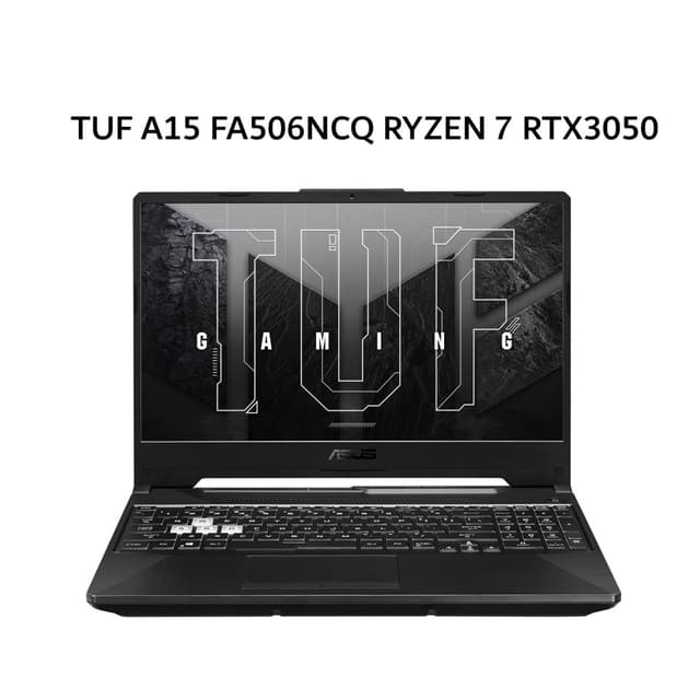 ASUS TUF A15 FA506NCQ RYZEN 7 170 RTX3050 4GB/ 16GB 512GB W11+OHS+M365B 15.6FHD IPS BLK -R735B6T-HM