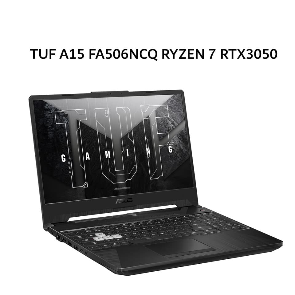 ASUS TUF A15 FA506NCQ RYZEN 7 170 RTX3050 4GB/ 16GB 512GB W11+OHS+M365B 15.6FHD IPS BLK -R735B6T-HM