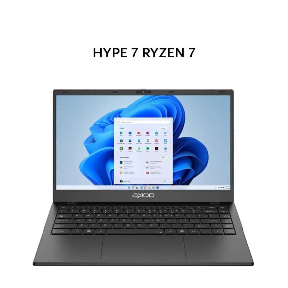 AXIOO HYPE 7 AMD X7 RYZEN 7 5700 8GB 512GB W11 14.0FHD IPS BLIT GRY
