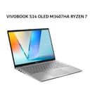 ASUS VIVOBOOK S14 OLED M3407HA RYZEN 7 260 16GB 512GB W11+OHS+M365B 14.0WUXGA SILVER -OLED7152M - Image 1