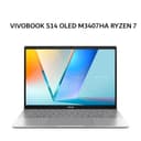 ASUS VIVOBOOK S14 OLED M3407HA RYZEN 7 260 16GB 512GB W11+OHS+M365B 14.0WUXGA SILVER -OLED7152M - Variant 1