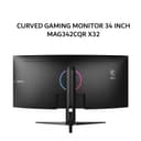 MSI CURVED GAMING MONITOR 34 INCH MAG342CQRF E20 VA UWQHD 2K 1440P 0.5MS 200HZ HDR600 ERGONOMIC 3Y - Image 1