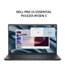 DELL PRO 15 ESSENTIAL PV15255 RYZEN 3 7320 8GB 512GB 15.6FHD W11PRO 1/1/1 BLK - Variant 1