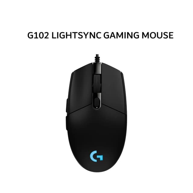 LOGITECH G102 LIGHTSYNC GAMING MOUSE - BLACK
