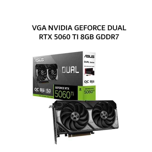 ASUS VGA NVIDIA GEFORCE DUAL RTX 5060 TI 8GB GDDR7 OC 3Y