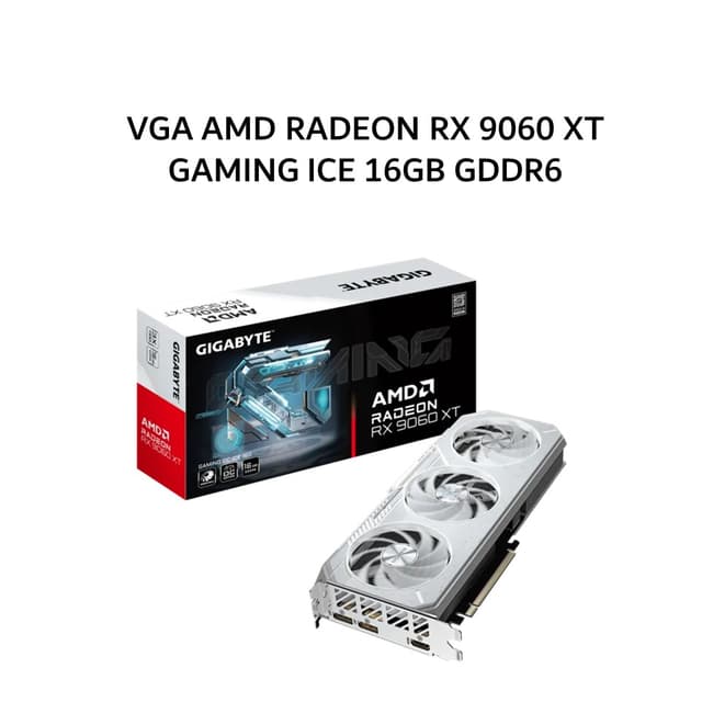 GIGABYTE VGA AMD RADEON RX 9060 XT GAMING ICE 16GB GDDR6 OC 3Y