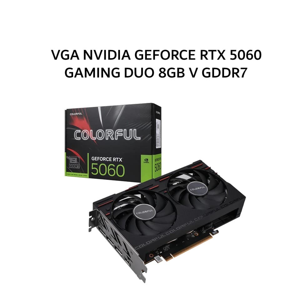 COLORFUL VGA NVIDIA GEFORCE RTX 5060 GAMING DUO 8GB V GDDR7 3Y