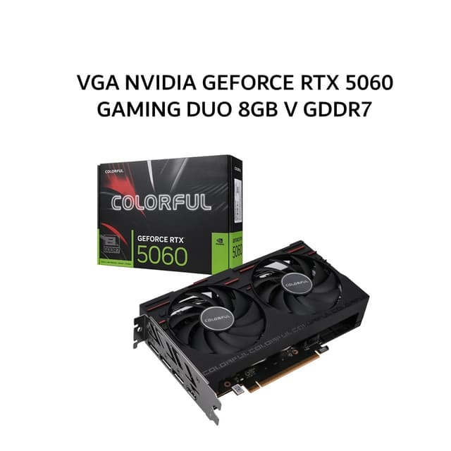 COLORFUL VGA NVIDIA GEFORCE RTX 5060 GAMING DUO 8GB V GDDR7 3Y