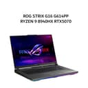ASUS ROG STRIX G16 G614PP RYZEN 9 8940HX RTX5070 8GB/ 32GB 1TB W11+OHS+M365B 16.0WQXGA 2.5K 240HZ 100DCIP3 2Y (BOX MOU) GRY -R9N57C6G-HM - Image 1