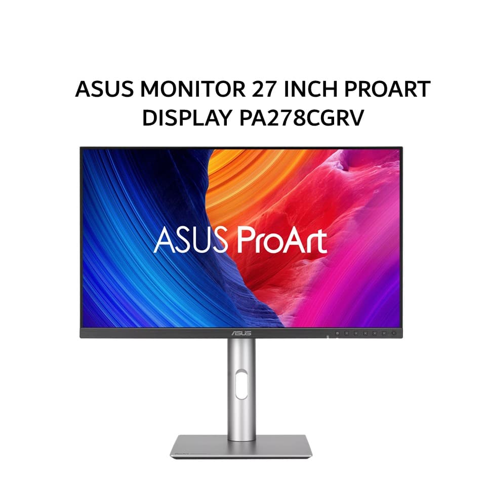 ASUS MONITOR 27 INCH PROART DISPLAY PA278CGRV QHD 2K 1440P 5MS 144HZ HDR10 HDMI&DP USB-C SPEAKER ERGONOMIC 3Y