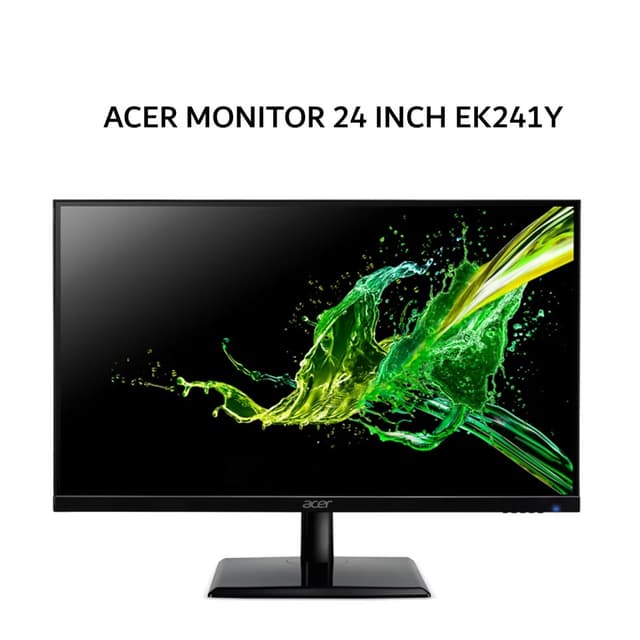 ACER MONITOR 24 INCH EK241Y IPS FHD 1080P 1MS 144HZ 3Y SERVICE + 1Y AADP