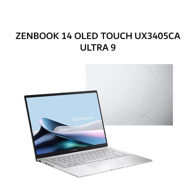 ASUS ZENBOOK 14 OLED 1100NITS TOUCH UX3405CA ULTRA 9 285H 32GB 1TB W11+OHS 14.0 3K 120HZ EVO SLV 3Y -OLEDS9314TM